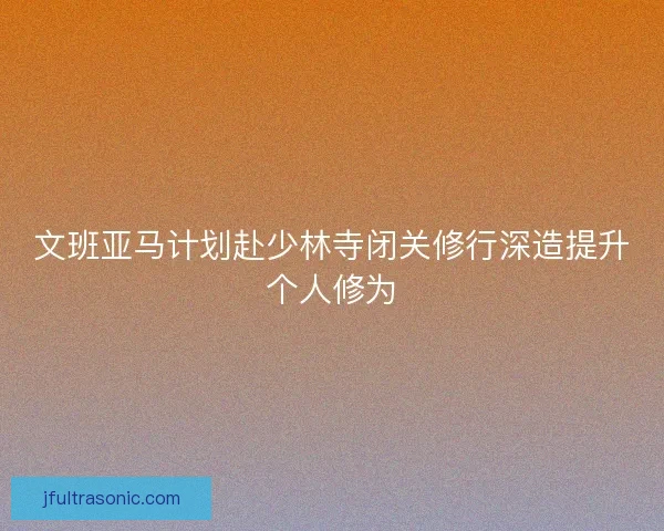 文班亚马计划赴少林寺闭关修行深造提升个人修为
