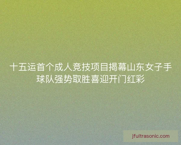十五运首个成人竞技项目揭幕山东女子手球队强势取胜喜迎开门红彩